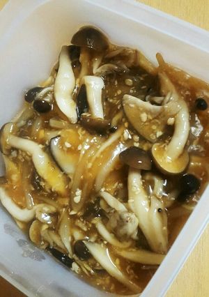 とろとろきのこの醤油あんかけ-レシピのメイン写真