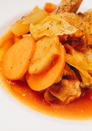 ファイトケミカル鍋♡簡単鶏のトマト煮込み-レシピのメイン写真