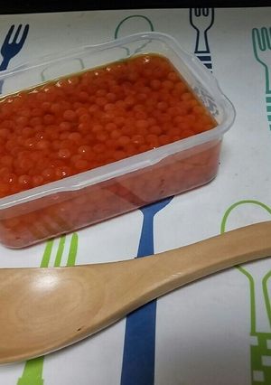 ✨今秋♦お初♦生筋子で醤油づけイクラ✨-レシピのメイン写真