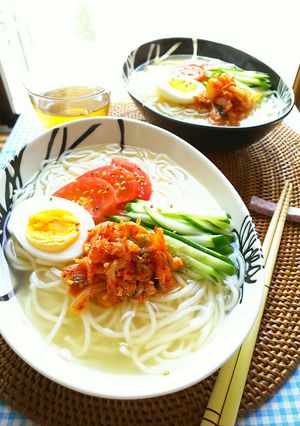 韓国冷麺風そうめん-レシピのメイン写真
