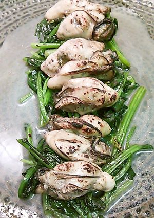 牡蠣とほうれん草うま味焼き-レシピのメイン写真