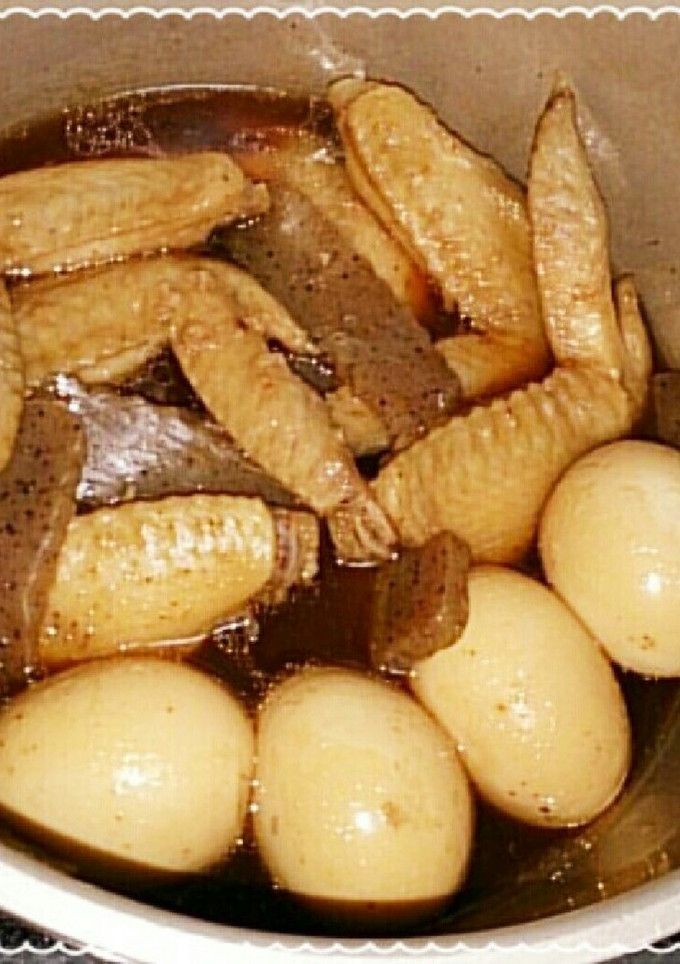 手羽先の甘辛煮たまご風-レシピのメイン写真