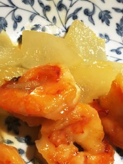 海老と冬瓜の炒め煮-レシピのメイン写真