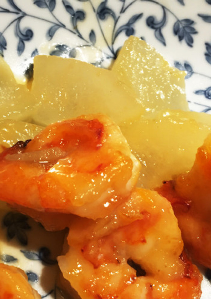 海老と冬瓜の炒め煮-レシピのメイン写真