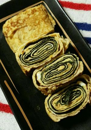 焼きのりクルクルだし巻き卵-レシピのメイン写真