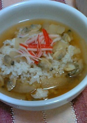 あさりのスープご飯-レシピのメイン写真