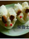 ★簡単本格的♪うさぎ蒸しパン