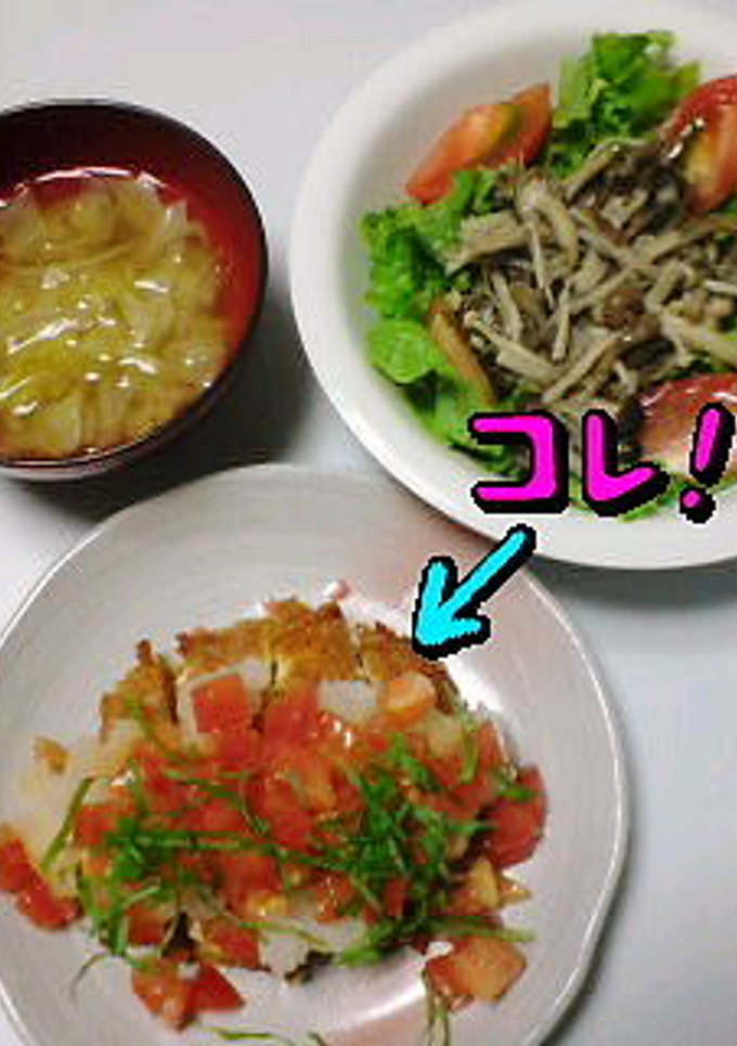 揚げ物に合う！トマトと大根おろしのソース-レシピのメイン写真