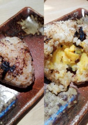 中から卵がトロ～っと香ばし焼きおにぎり-レシピのメイン写真