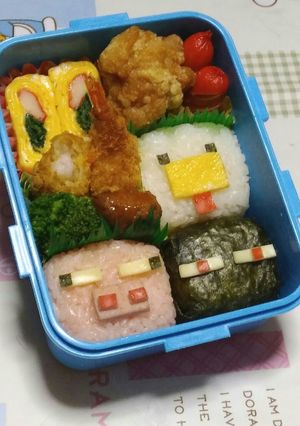 キャラ弁 マインクラフト-レシピのメイン写真