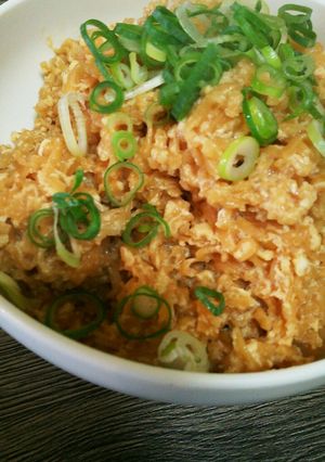ヤバいレシピ！簡単節約チキンラーメン丼♪-レシピのメイン写真
