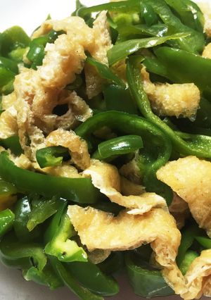 常備菜19☆ピーマンと揚げのレンチン煮♪-レシピのメイン写真