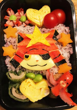 妖怪ウォッチキャラ弁 ラストぶしにゃん-レシピのメイン写真