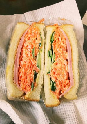 ニンジンたっぷりサンドイッチ-レシピのメイン写真