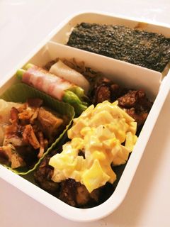 毎日男弁当⁂唐揚げでチキン南蛮風弁当-レシピのメイン写真