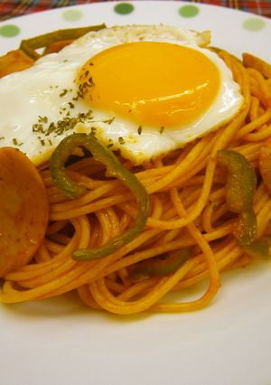 魚肉ソーセージと卵のナポリタン-レシピのメイン写真
