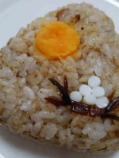 昆布佃煮&ゆで卵だけ☆お月見おにぎり-レシピのメイン写真