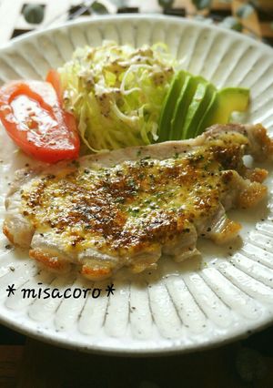 mトースターde豚の和風マスタード焼き-レシピのメイン写真