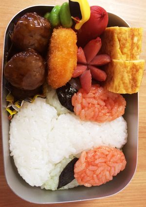 キャラ弁 仮面ライダー1号-レシピのメイン写真