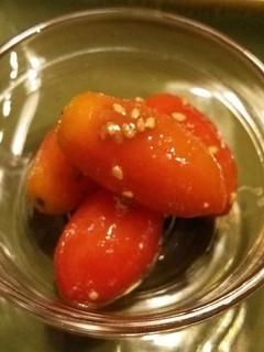 ちょっと一品!ミニトマトの胡麻和え-レシピのメイン写真