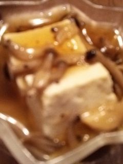 豆腐のシメジあんかけ-レシピのメイン写真