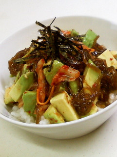 アボカドキムチもずく丼-レシピのメイン写真