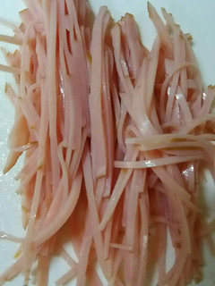 冷やし中華に☆くっつかないハムの切り方-レシピのメイン写真