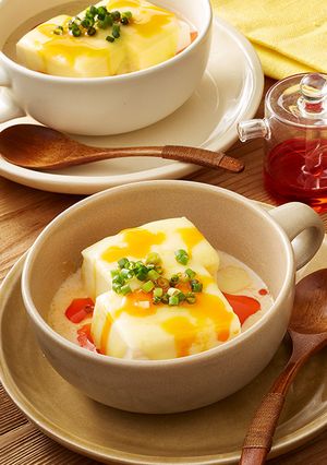 ミルクチーズ温やっこ-レシピのメイン写真