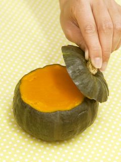 とよ坊かぼちゃんのまるごと蒸し-レシピのメイン写真