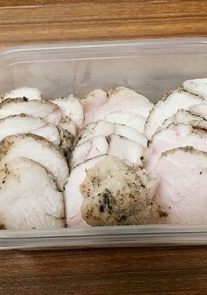簡単♪ペッパーとりハム-レシピのメイン写真