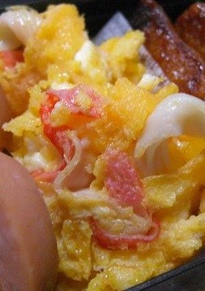 かにかまとたまごのふんわり焼き-レシピのメイン写真