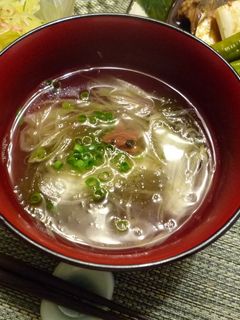 とろろ昆布と茗荷のお吸い物-レシピのメイン写真