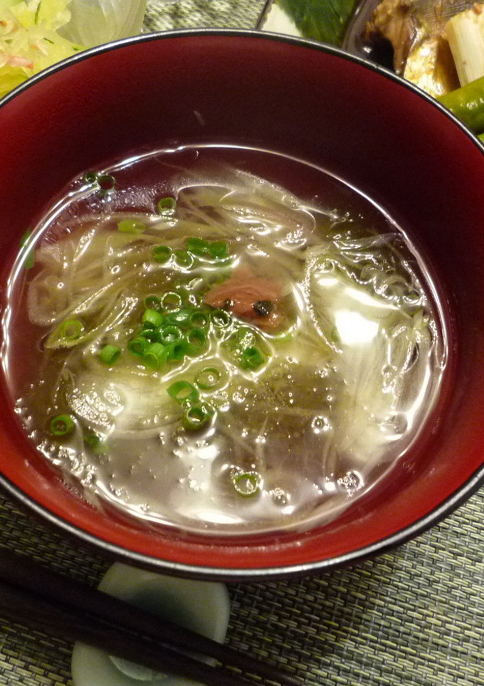 とろろ昆布と茗荷のお吸い物-レシピのメイン写真