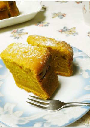HBでココナッツ風味のかぼちゃケーキ♬-レシピのメイン写真