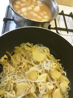 めっちゃウマい!根菜類のバター炒め-レシピのメイン写真