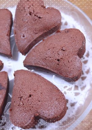 チョコいらずココアカップケーキ*･°-レシピのメイン写真