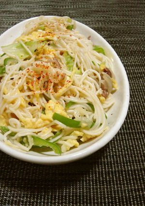 素麺チャンプルー。-レシピのメイン写真