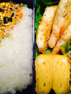 カジキマグロハーブソテー弁当-レシピのメイン写真