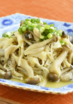 レンジで、きのこと帆立の炊いたん。-レシピのメイン写真