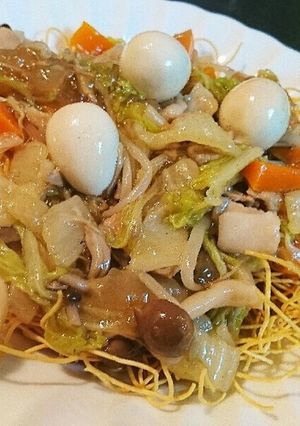 たっぷりあんの皿うどん-レシピのメイン写真
