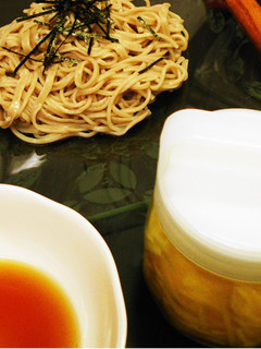 ざる蕎麦を酢しょうがで♪減塩ダイエット-レシピのメイン写真