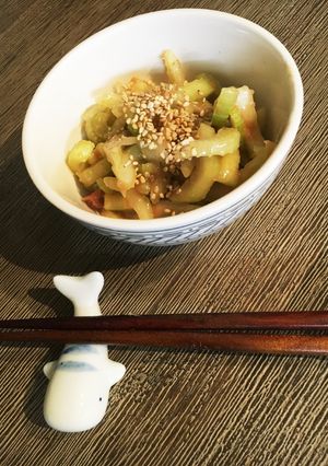 セロリの梅干しあえ-レシピのメイン写真