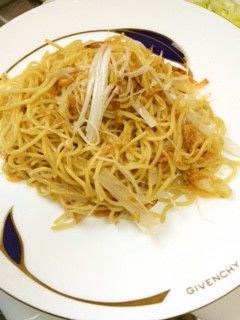 白ネギと桜えびのシンプル焼きそば-レシピのメイン写真