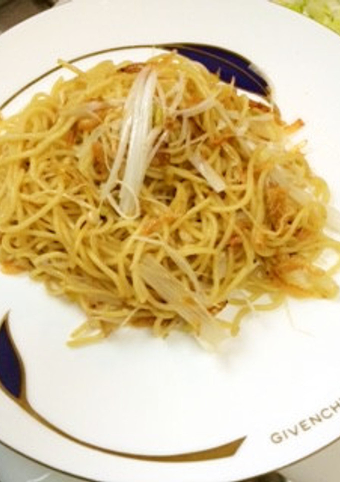 白ネギと桜えびのシンプル焼きそば-レシピのメイン写真