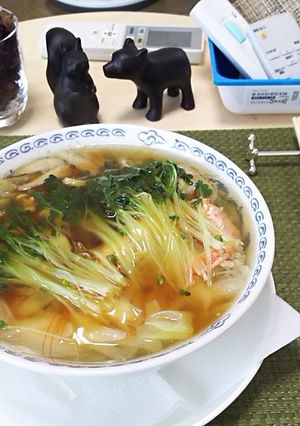 具材たっぷり贅沢な豚骨スープ麺-レシピのメイン写真