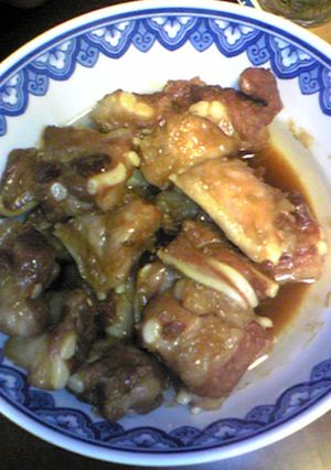 豚軟骨甘辛煮-レシピのメイン写真