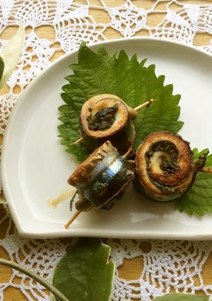 サンマのシソ味噌巻き-レシピのメイン写真