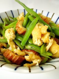 ささげの炒め煮-レシピのメイン写真