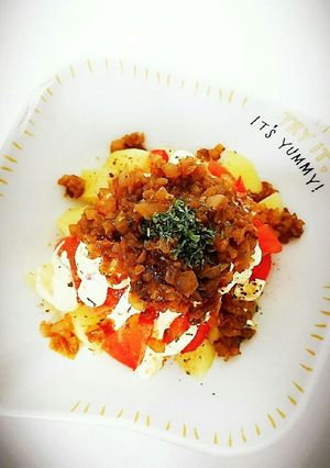 ポテトサラダ☆アメ色玉葱を乗せて♪-レシピのメイン写真