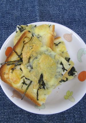 のりチーズトースト-レシピのメイン写真